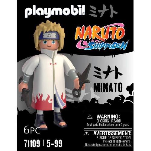 Univers Miniature - Habitation Miniature - Garage Miniature PLAYMOBIL - Naruto Shippuden - Minato - Figurine de manga ninja avec accessoires