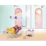 Univers Miniature - Habitation Miniature - Garage Miniature PLAYMOBIL Princess Magic - Chambre de princesses avec 2 lits a bascule - Des 4 ans