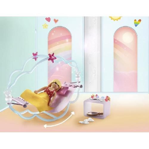 Univers Miniature - Habitation Miniature - Garage Miniature PLAYMOBIL Princess Magic - Chambre de princesses avec 2 lits a bascule - Des 4 ans