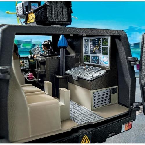Univers Miniature - Habitation Miniature - Garage Miniature PLAYMOBIL - Véhicule d'intervention des forces spéciales - Les policiers - City Action- Unité d'élite