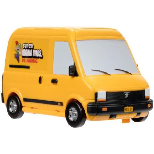 Figurine Miniature - Personnage Miniature Playset Mini Van - JAKKS PACIFIC - SUPER MARIO MOVIE - Figurine Mario 3cm - Jaune et noir