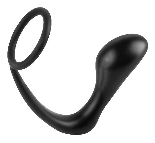 Plug anal Ass-Gasm vibrant - 10.4cm - D1.5-3.4cm noir