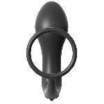 Plug anal Ass-Gasm vibrant - 10.4cm - D1.5-3.8cm noir