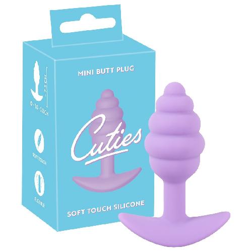 Plugs et godes Anal Plug Anal Cuties en Silicone Mauve