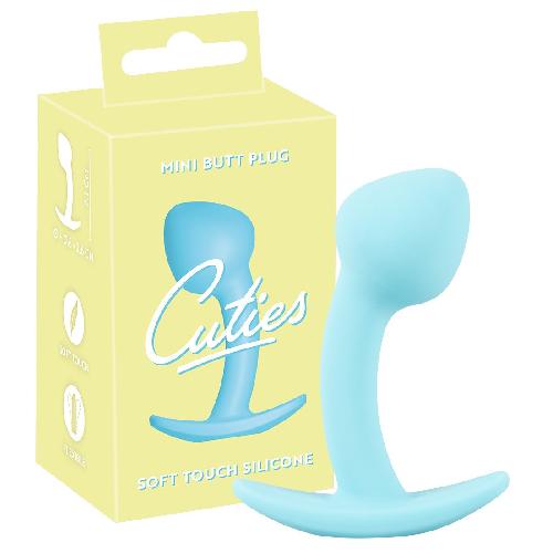 Plugs et godes Anal Plug Anal Cuties Point-P en Silicone Bleu