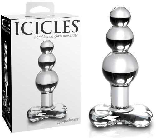 Plugs et godes Anal Plug Anal en Verre Icicles No. 47