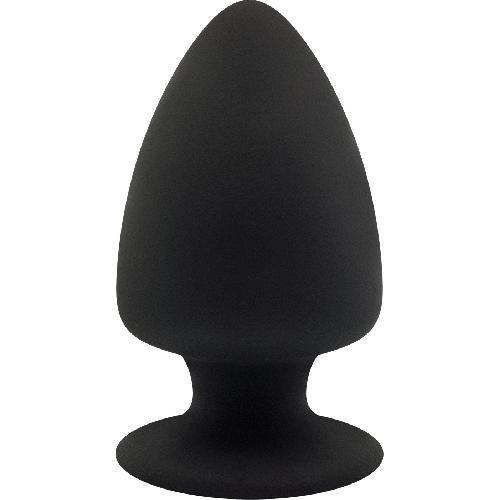 Plugs et godes Anal Plug Anal Noir Double Densite L - O 7.2 cm