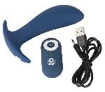 Plugs et godes Anal Plug Anal Rechargeable Telecommande Bleu