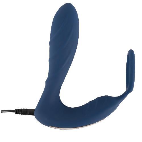 Plugs et godes Anal Plug Anal Rechargeable Telecommande Bleu + Anneau