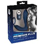 Plugs et godes Anal Plug Anal Rechargeable Telecommande Bleu + Anneau