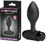 Plug Anal Vibrant Pretty Love Noir D2.5cm