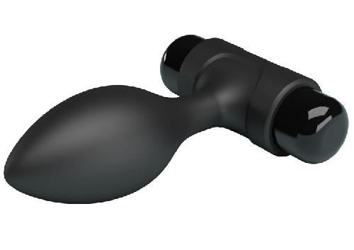 Plug Anal Vibrant Pretty Love Noir D2.5cm