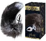 Plugs et godes Anal Plug en Metal Medium avec Fausse Queue de Renard 37cm