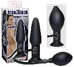 Plugs et godes Anal Plug en Silicone vibrant Gonflable - TrueBlack
