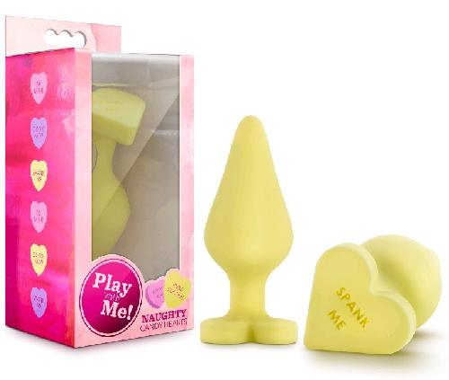 Plug Play With Me Candy Hearts Jaune