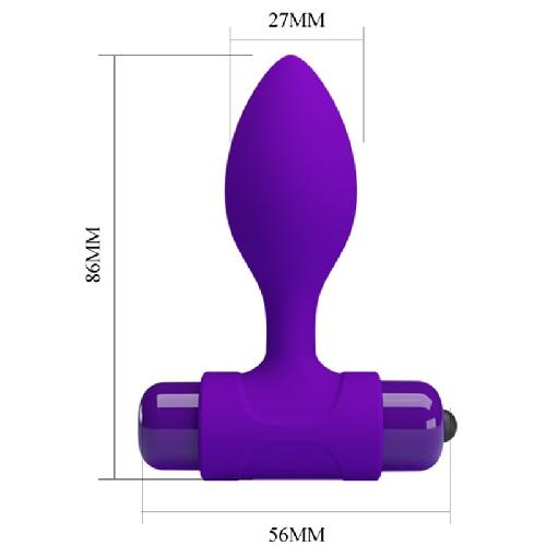 Plug Vibrant Pretty Love Violet D2.7cm