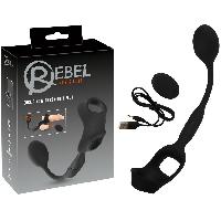 Plugs et godes Anal Double Anneau + Plug anal USB Telecommande