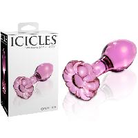 Plugs et godes Anal Gode anal en verre rose Icicles No 48