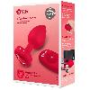 Plugs et godes Anal Plug anal coeur vibrant rouge M-L