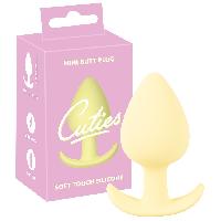 Plugs et godes Anal Plug Anal Cuties en Silicone Jaune