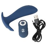 Plugs et godes Anal Plug Anal Rechargeable Telecommande Bleu