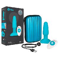 Plugs et godes Anal Plug vibrant avec rotation - Bleu - Taille 15cm