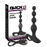 Plugs et godes Anal Vibromasseur Anal Beads Rechargeable en Silicone