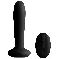 Plugs et godes Anal Vibromasseur anal Rechargeable Telecommande Primo Noir - 12 cm