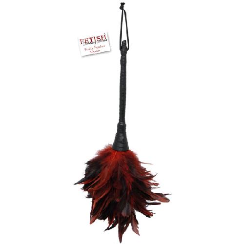 Plumeau rouge Frisky Feather Duster - 35 cm - Pipedream