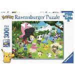 POKÉMON Puzzle 300 pieces XXL - Pokémon sauvages - Ravensburger - Puzzle Enfant 300 pieces - Des 9 ans