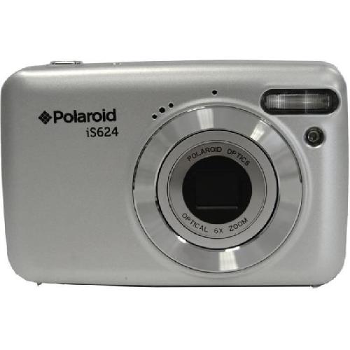 POLAROID IS624 Appareil Photo Numerique 16 MP - Ecran 2.4'' - Zoom optique x 6 - Stabilisateur d'image - Mode video HD 720P - Silver