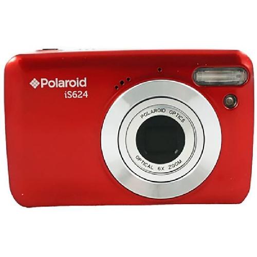 POLAROID IS624 - Appareil Photo Numerique 16 MP - Ecran 2.4'' - Zoom optique x 6 - Stabilisateur d'image - Mode video HD - Rouge