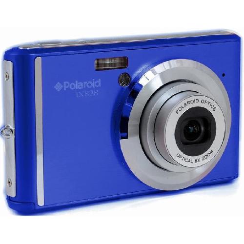 POLAROID IX828N Appareil Photo Numerique 20 MP - Ecran 2.4'' - Stabilisateur d'image - Mode video Full HD 1080P - Zoom x8 - Bleu