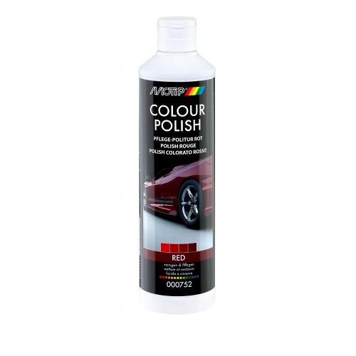 Baume - Embellisseur - Polish - Cire - Lustreur Polish Rouge Flacon 500ml Motip