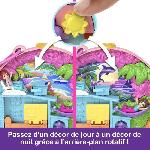 Poupee Polly Pocket-Aventure en Mobylette-Coffret 2 mini-figurines et animal HWN98