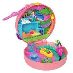 Poupee Polly Pocket-Aventure en Mobylette-Coffret 2 mini-figurines et animal HWN98