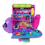 Poupee Polly Pocket-Avion Chaton Transformable-Coffret avec 2 mini-figurines HWP19