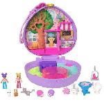 Univers Miniature - Habitation Miniature - Garage Miniature Polly Pocket-Café du Hérisson-Coffret et figurines. jouet de voyage HRD37