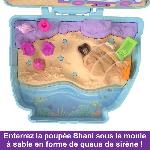 Univers Miniature - Habitation Miniature - Garage Miniature Polly Pocket-Chiot a la Plage-Coffret et figurines. jouet de voyage HRD36