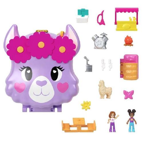 Poupee Polly Pocket-Coffret Aventures du Lama HKV33