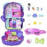 Poupee Polly Pocket-Coffret Chiot Festif soirée pyjama -Jouet De Voyage - 4 ans+- JCR38