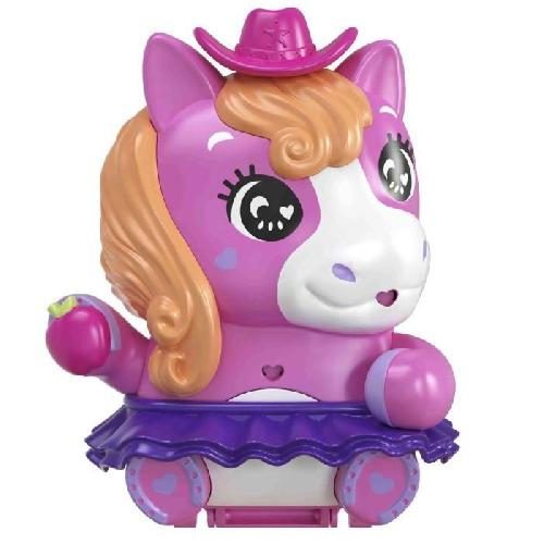 Poupee Polly Pocket-Coffret Poney Rodéo-Jouet De Voyage - 4 ans+- JCR39