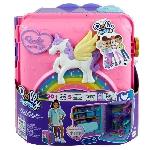 Figurine Miniature - Personnage Miniature Polly Pocket-Coffret Valise Polly Pocket Pollyville HKV43