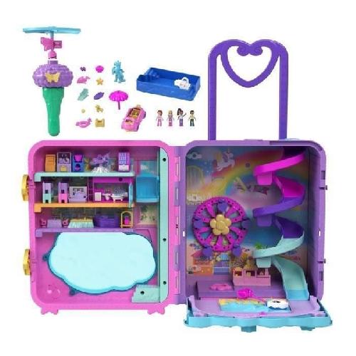 Figurine Miniature - Personnage Miniature Polly Pocket-Coffret Valise Polly Pocket Pollyville HKV43