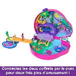 Univers Miniature - Habitation Miniature - Garage Miniature Polly Pocket-La Famille des Paresseux-Coffret 2 en 1. jouet de voyage HRD40