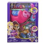 Univers Miniature - Habitation Miniature - Garage Miniature Polly Pocket-La Famille des Paresseux-Coffret 2 en 1. jouet de voyage HRD40