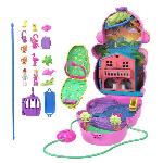 Poupee Polly Pocket-Maman Singe et Son Bébé-Coffret 2 mini-figurines HWP04