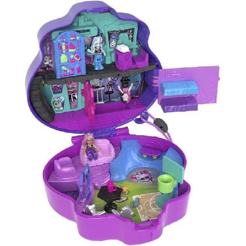 Poupee Polly Pocket-Monster High-Coffret 3 mini-figurines et 10 accessoires HVV58