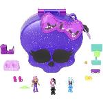 Poupee Polly Pocket-Monster High-Coffret 3 mini-figurines et 10 accessoires HVV58