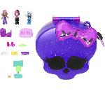 Poupee Polly Pocket-Monster High-Coffret 3 mini-figurines et 10 accessoires HVV58